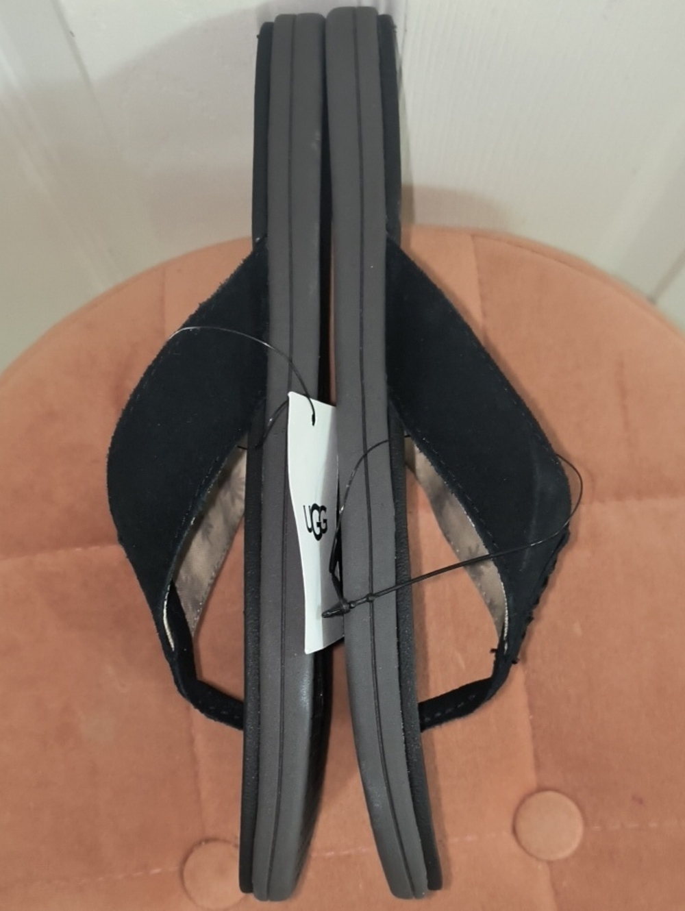 UGG Men's Brookside Flip Canvas Sandals Size 7 NWT - Picture 3 of 9